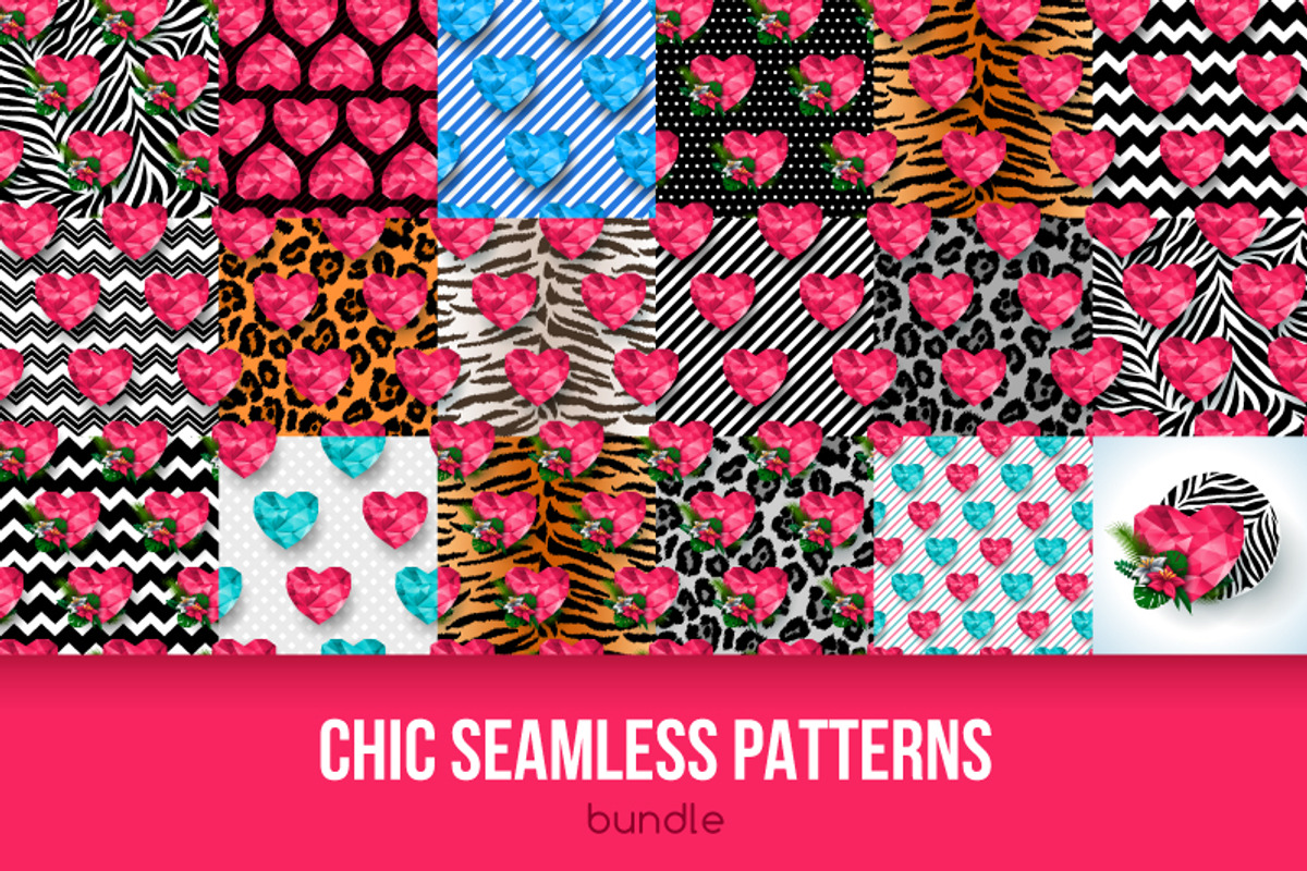 Lovely Patterns Bundle, a Pattern Graphic by kotoffei (Photo 1 of 5)