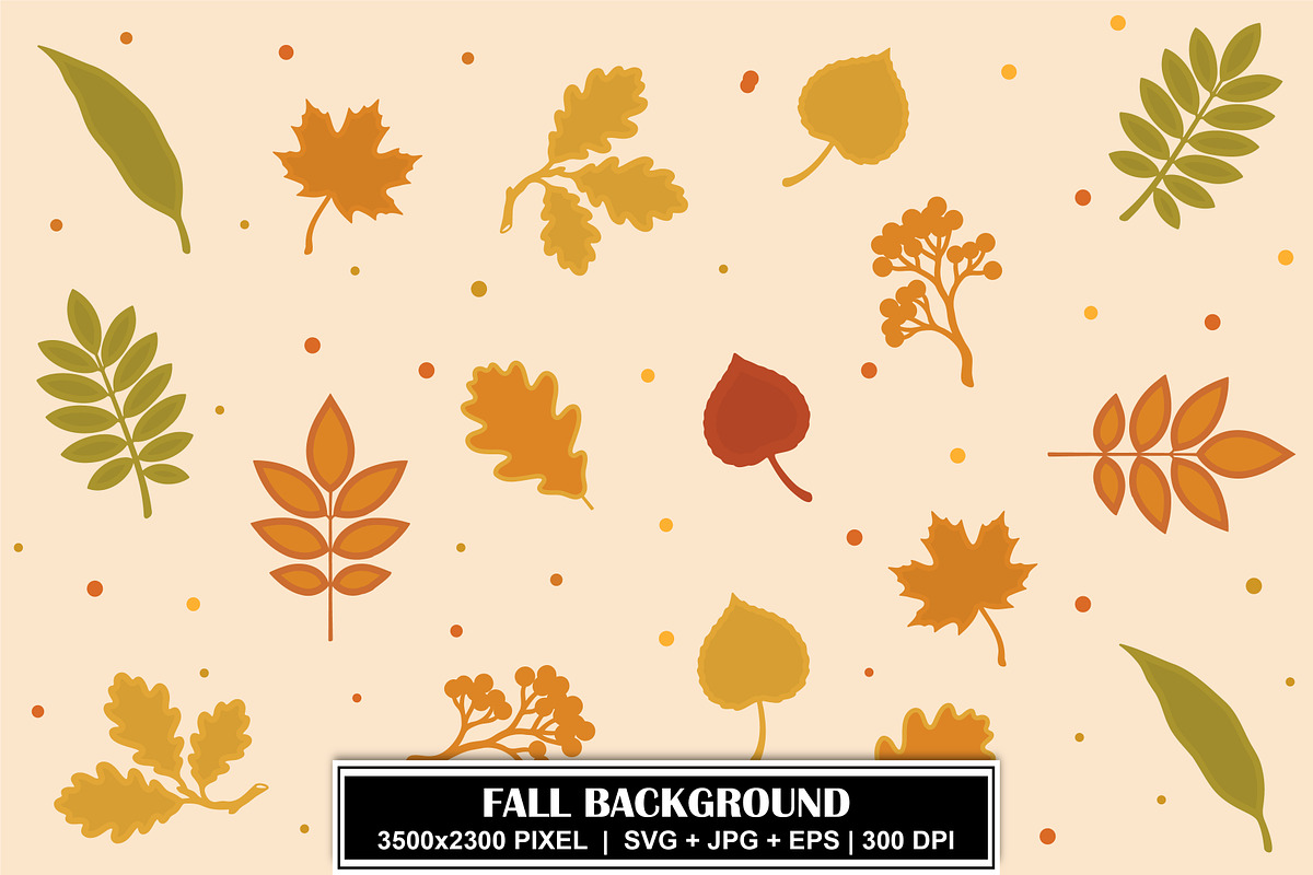 Autumn Fall Leaves Foliage Vector, a Seasonal Illustration by Gfx Expert Team (Photo 1 of 3)