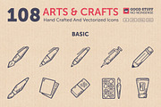 Arts And Crafts - Hand Drawn Icons, an Icon by Good Stuff No Nonsense (Thumbnail 2 of 5)
