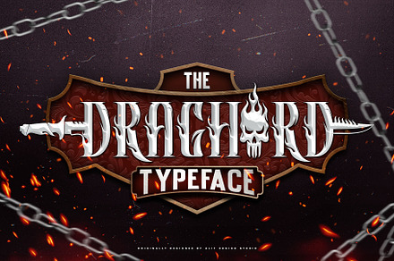 Draghord Typeface, a Serif Font by alit design