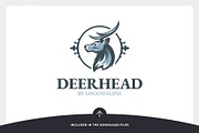 Deer Head Logo Template, a Branding & Logo Template by LOGOMAGINE (Thumbnail 9 of 16)