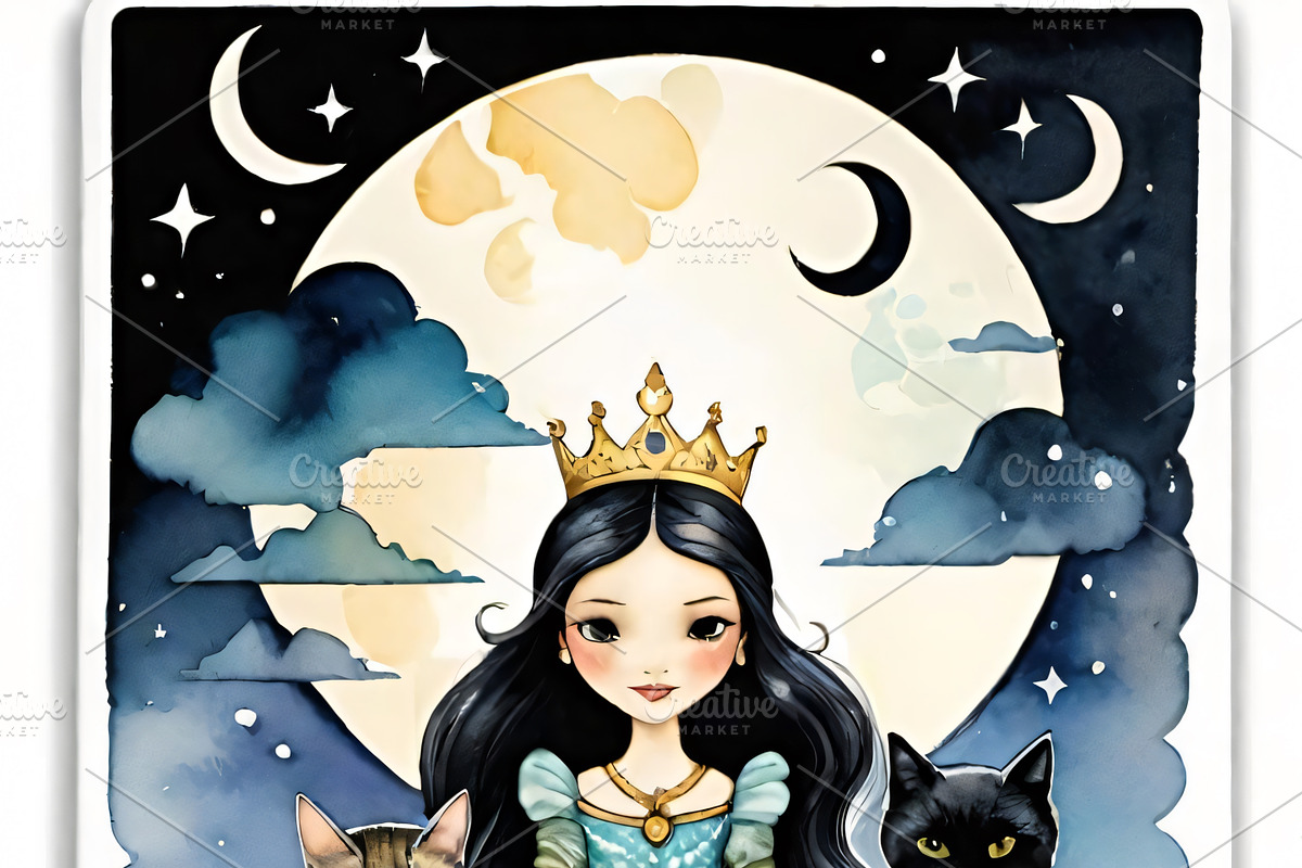 ETARA Moonlit Cat Oracle, a Decorative Illustration by ETARA by Mea Hau (Photo 11 of 11)