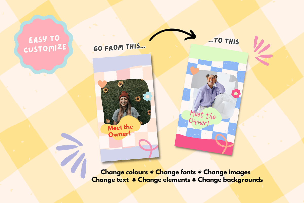Colorful Instagram Story Template, a Social Media Template by Kurly Creative (Photo 5 of 10)