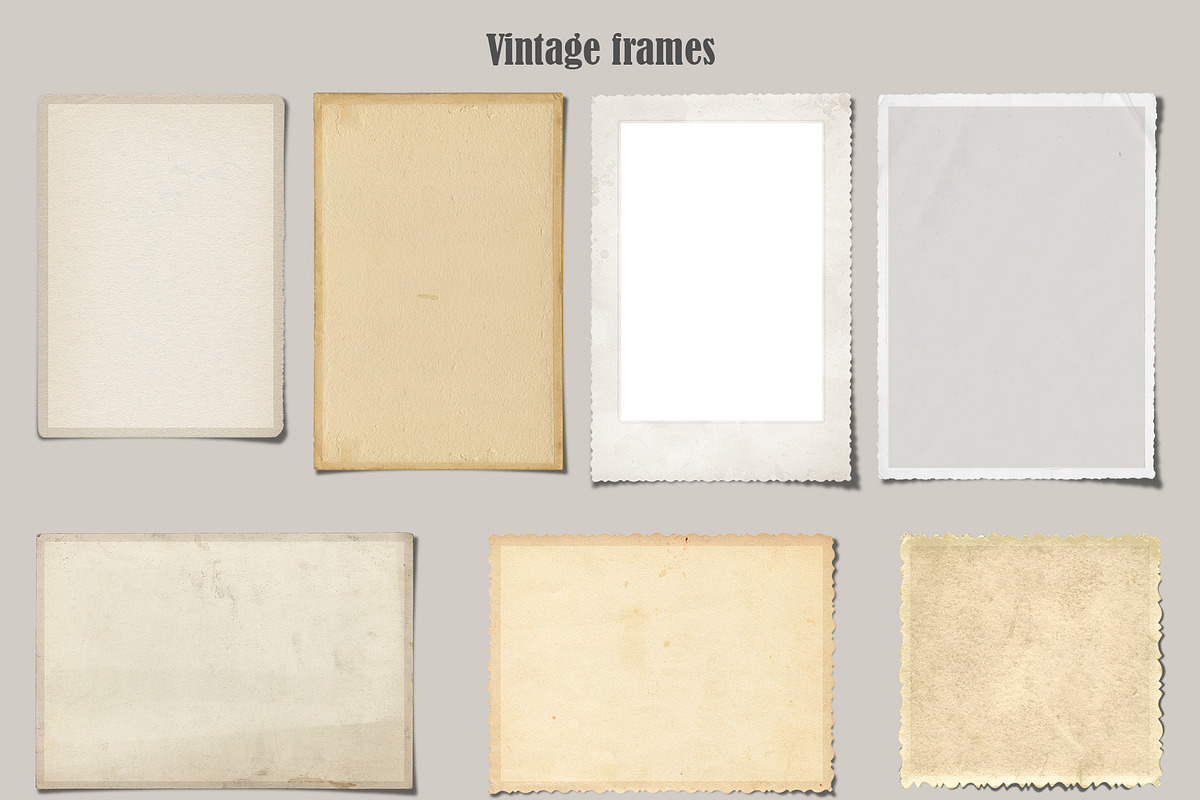 60 Realistic Photo Frames & Papers, a Texture Graphic by Imagination Area (Photo 5 of 8)