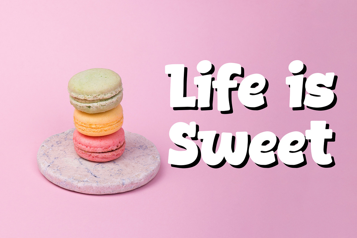 Gumball - Display Font, a Script Font by AQR Studio (Photo 2 of 10)