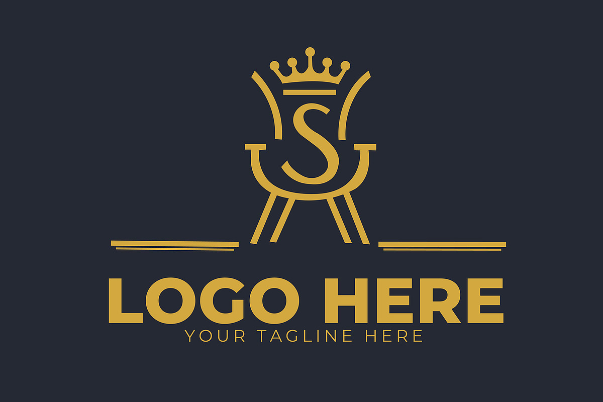 Furniture Brand Letter S Logo Design, a Branding & Logo Template by Pixelpur