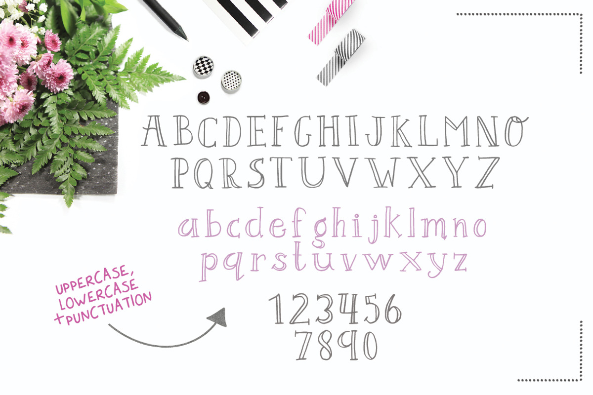 Darling Bloom Font preview 5