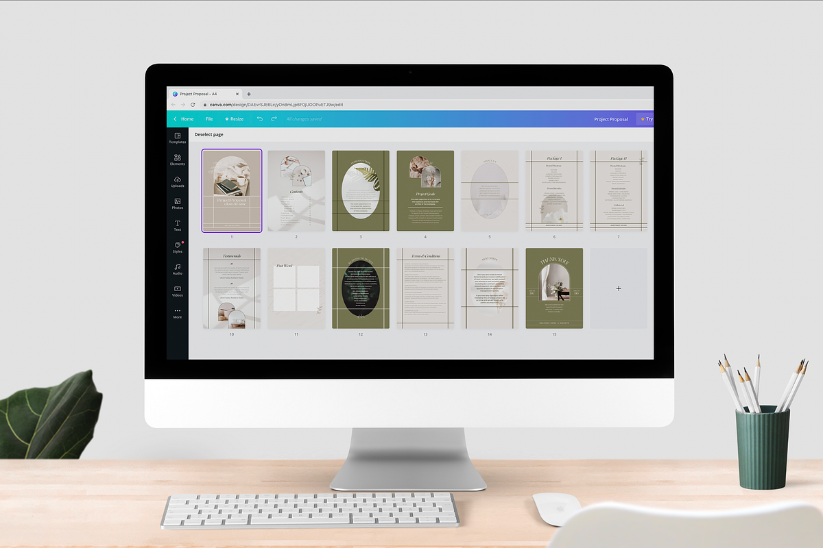 Design Project Proposal Template, a Presentation Template by Starline Creative (Photo 2 of 6)