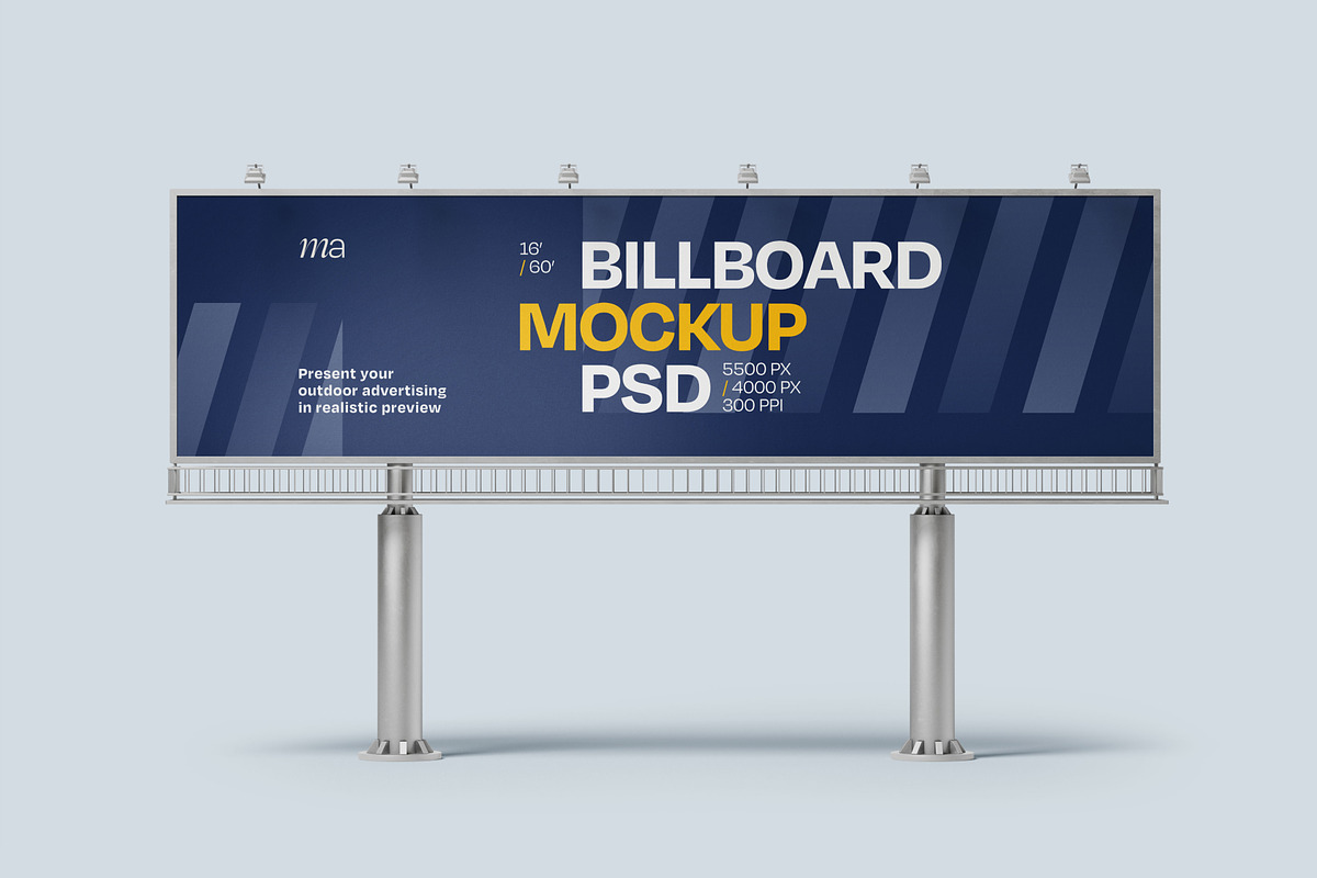 Billboard Mockup Set, a Print Template by mockupatelier (Photo 7 of 12)