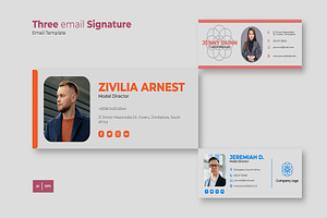 Three Email Signature
