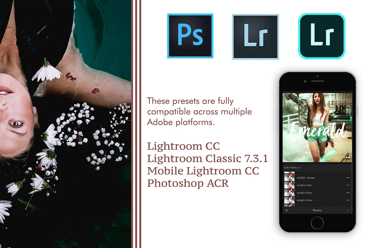 LR&PS-Metallic presets, an Action Add-On by Design Aesthetic (Photo 2 of 7)