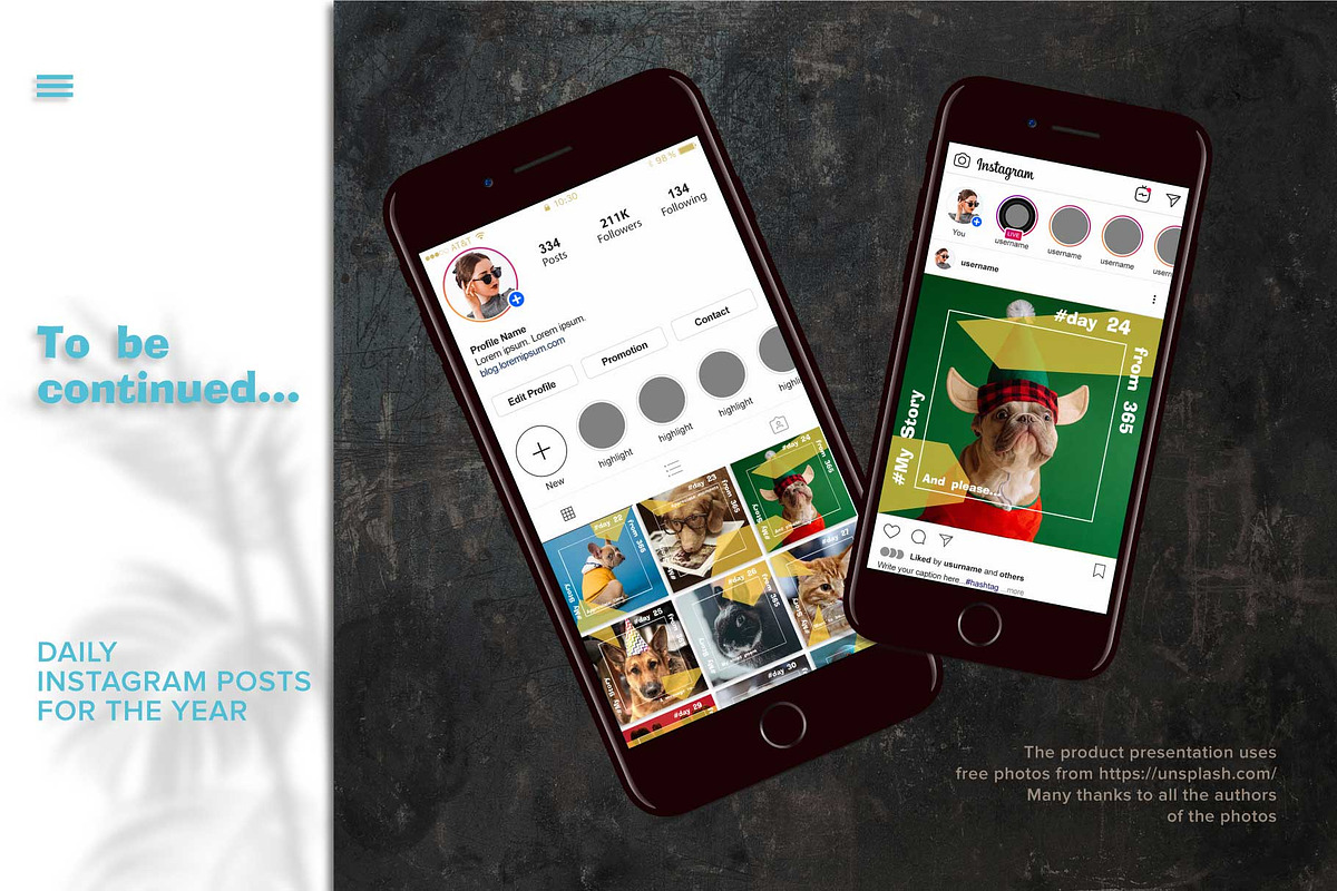 11 Instagram Posts Creator 21-31 day, a Social Media Template by Zimages (Photo 6 of 6)