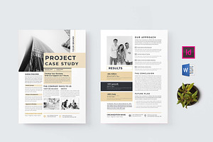 Project Case Study, a Flyer Template by design_hut