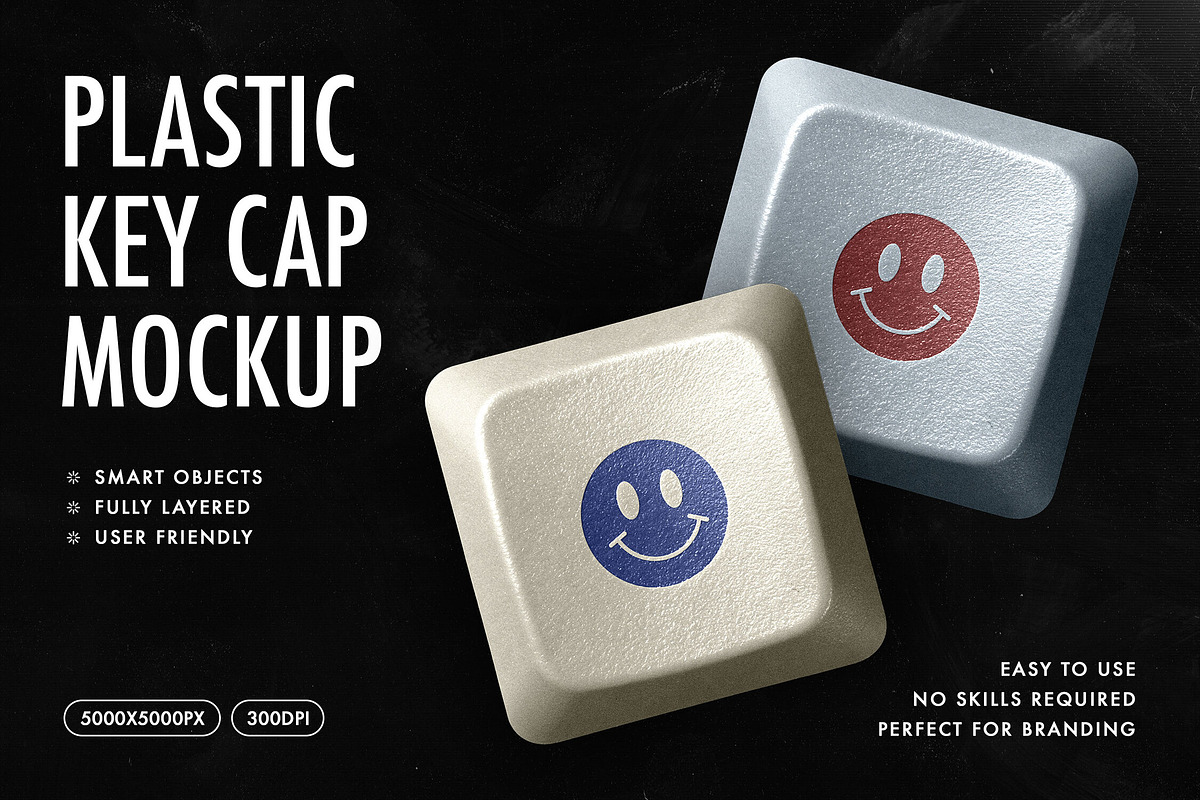 Keycap Mockup, a Product Mockup by Design Squad