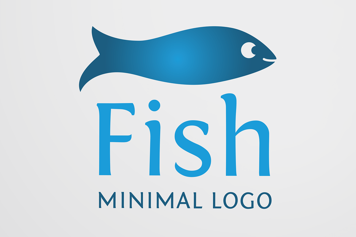 cute aquatic Fish Logo - eco&minimal, a Branding & Logo Template by Elibee (Photo 2 of 3)