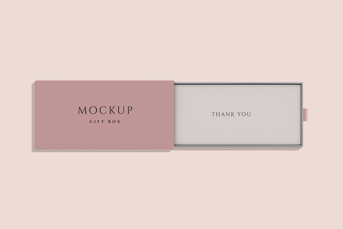 Gift Box Mockup - Size 6, a Product Mockup by Mockupdaddy (Photo 4 of 6)