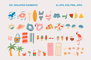 Summer Party | Cliparts, Posters, a Food Illustration by Felizabeth Design (Thumbnail 4 of 12)