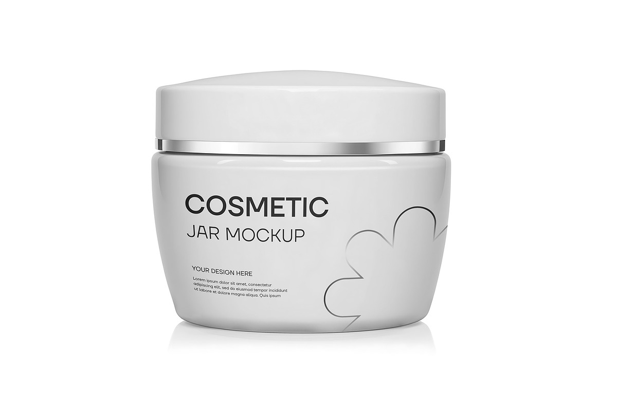 Cosmetic Jar Mockup, a Product Mockup by graphypix (Photo 4 of 4)