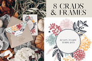Autumn Flowers & Birds Vector Set, an Object Graphic by Yevheniia (Thumbnail 4 of 8)