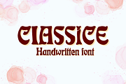 Classic, a Handwritten Font by Sirinart (Thumbnail 1 of 5)