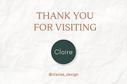 Paper Poem Quotes Pack Canva, a Social Media Template by Clairee Design Studio (Thumbnail 7 of 7)