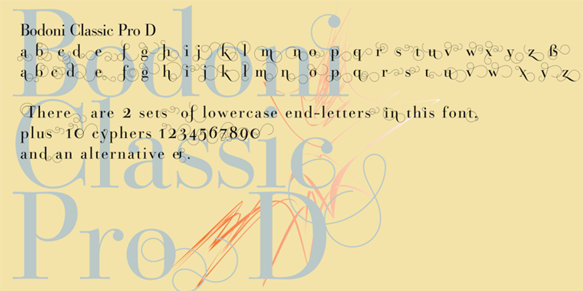 Bodoni Classic Pro, a Serif Font by Wiescher-Design (Photo 4 of 5)