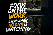 Heavy Warning - Display Brush Font, a Handwritten Font by Sarid Ezra (Thumbnail 7 of 9)