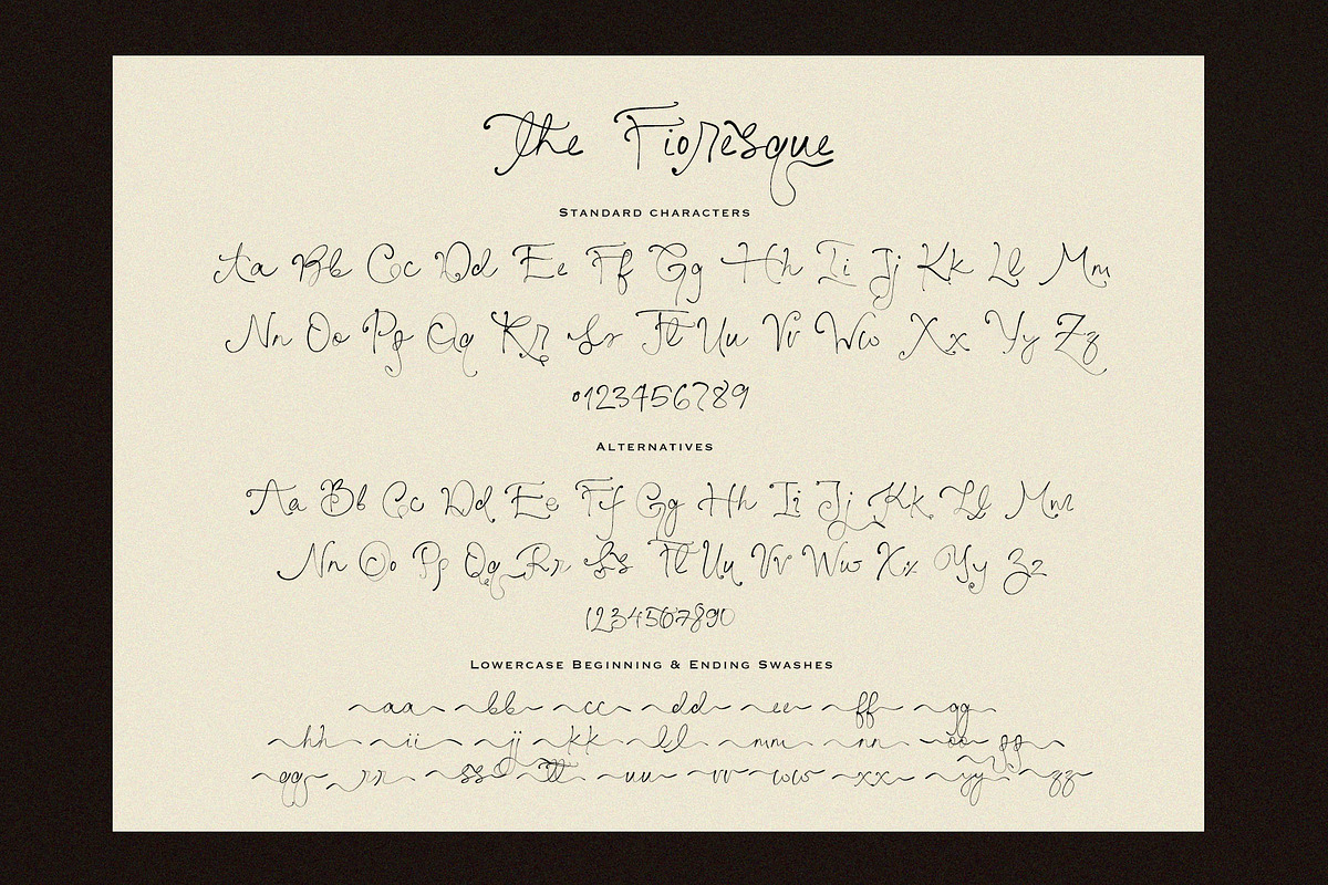 The Fioresque Handwritten Font, a Script Font by Calamar Studio (Photo 19 of 19)