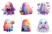 Iridescent Halloween Ghost PNG, an Illustration by SinaCreation (Thumbnail 4 of 7)