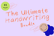Handwriting Bundle - OVER 40% OFF, a Script Font by Stefanie Madison (Thumbnail 1 of 21)