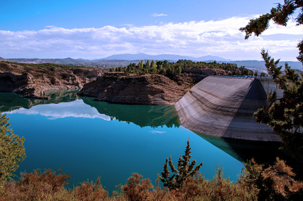 View over Negratin Water Reservoir, a Nature Photo by Bloor