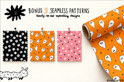 Odd Little Halloween doodle monsters, an Object Graphic by kostolom3ooo (Thumbnail 5 of 6)