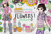 GIRL'S MIDDLE SCHOOL, an Education Illustration by Alisa Mikibith Art (Thumbnail 4 of 14)