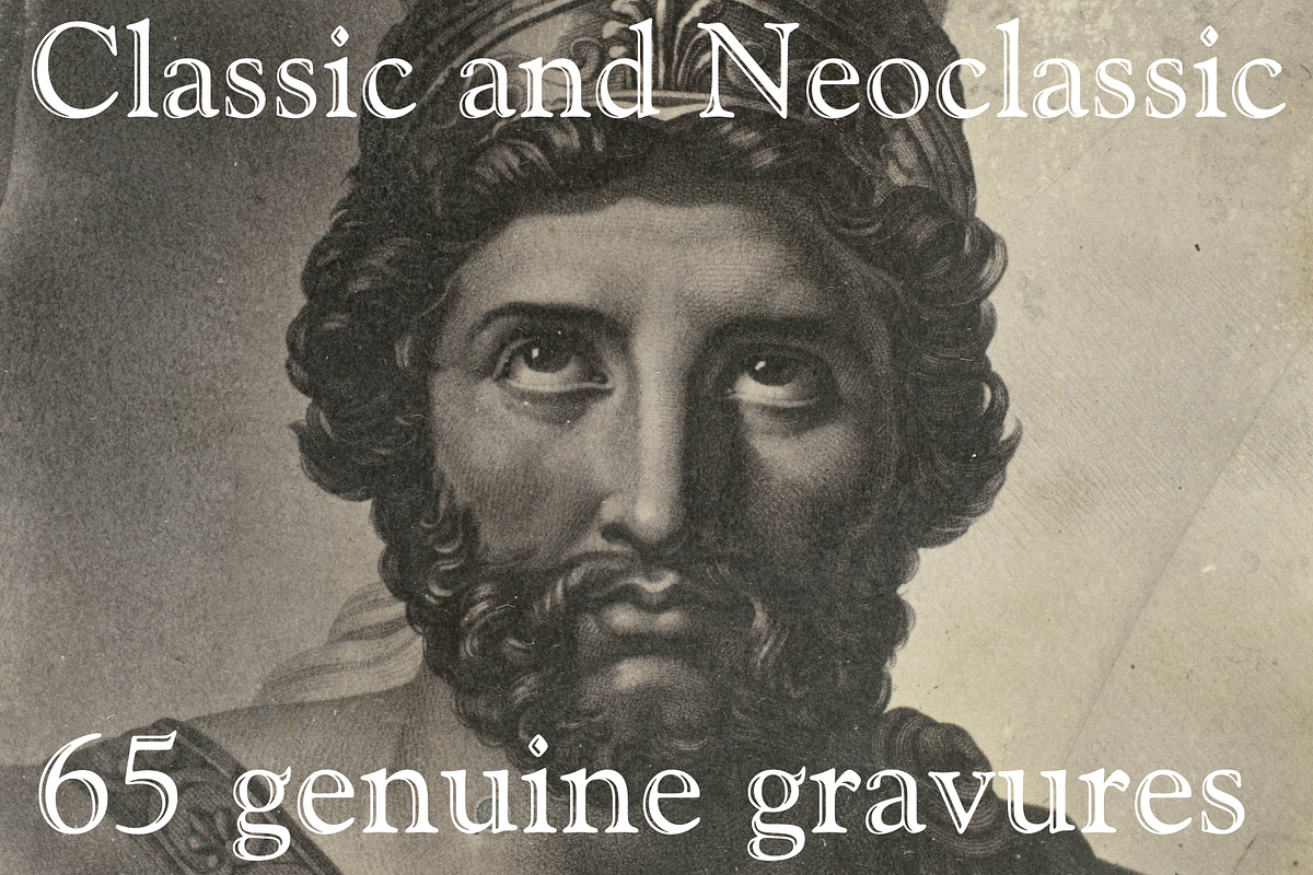 Classic and Neoclassic Gravures, a Decorative Illustration by Intellecta Design (Photo 1 of 9)