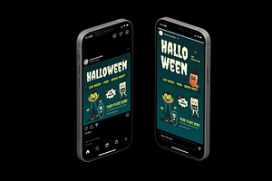 Green Halloween Flyer