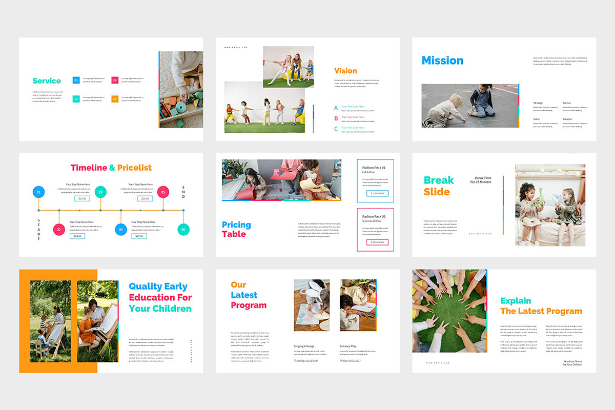 Nevia : Kids Google Slides, a Presentation Template by Punkl Camp (Photo 3 of 9)