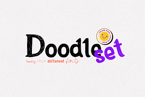 DOODLESET. Font Family.