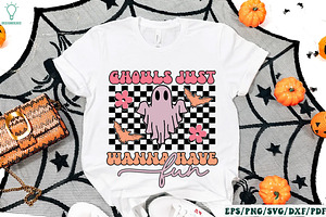 Retro Halloween SVG Bundle,Halloween