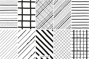 Grids & Lines Seamless Patterns