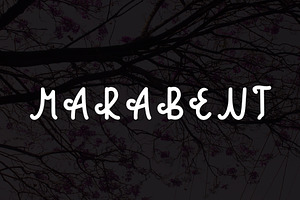 Marabent font