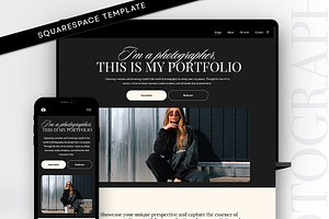 Photography Squarespace Template 7.1