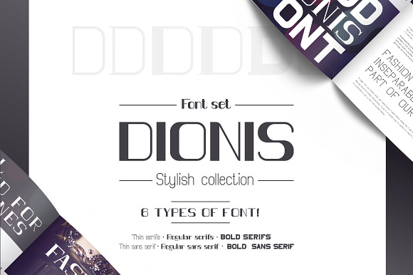 DIONIS set (serif & sans serif) preview 8