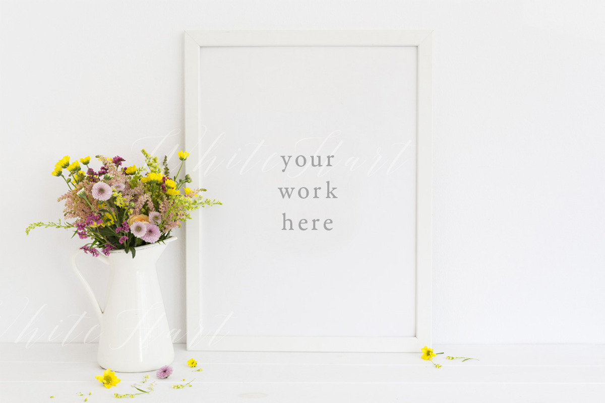 The 30x40cm Frame mockup BUNDLE, a Print Template by White Hart Co. (Photo 5 of 7)