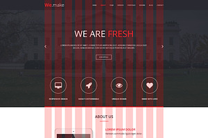 We.Make - Bootstrap 3 PSD Template