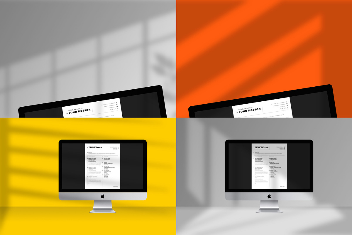 Shadows and lights mockup for Sketch, a Product Mockup by Leschinger.cz (Photo 1 of 13)