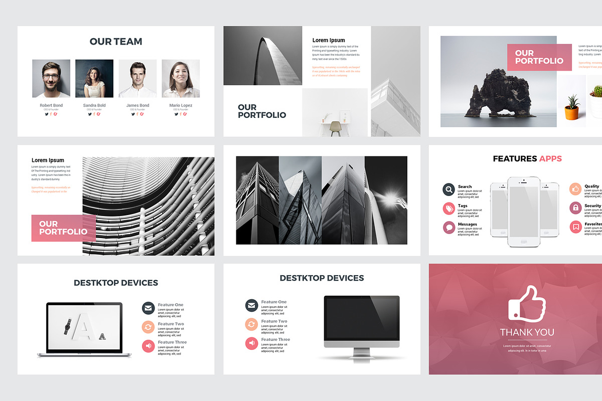Clean Minimal PowerPoint Template, a Presentation Template by ...