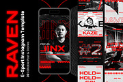 E-Sport & Gaming Instagram Templates, a Social Media Template by Nenjo Studio (Thumbnail 1 of 5)