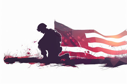 Memorial Day concept for American Fl, a Background Photo by Pixeness
