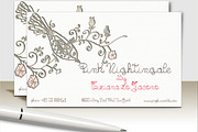 Pink Nightingale Script, a Script Font by Weblord (Thumbnail 2 of 7)