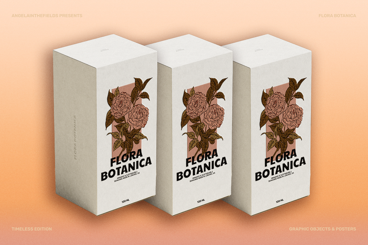 FLORA BOTANICA Vector Illustrations, an Object Graphic by angelainthefields (Photo 6 of 13)